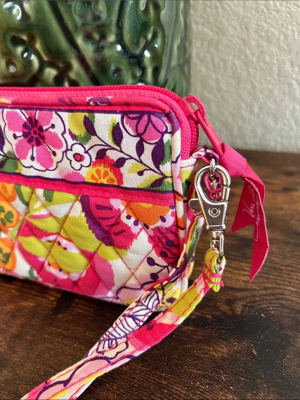Vera Bradley Clementine zip wristlet wallet